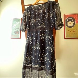 Free People Boho Lace Maxi Dress